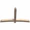 Ekena Millwork Bellingham Smooth Timber Gable Bracket, Douglas Fir, 84"W x 53"H x 5 1/2"D x 5 1/2"F, 15/12 Pitch GBW084X53X0606BEL00SDF - alternate 2